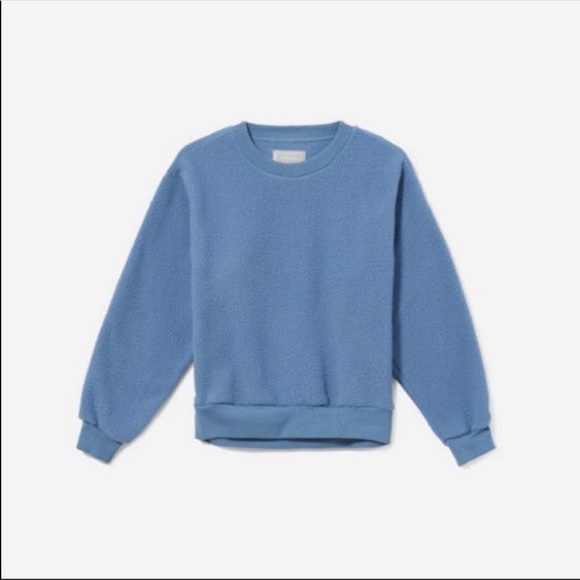 Everlane Blue The Re New Plush Fleece . Size S - Picture 4 of 9